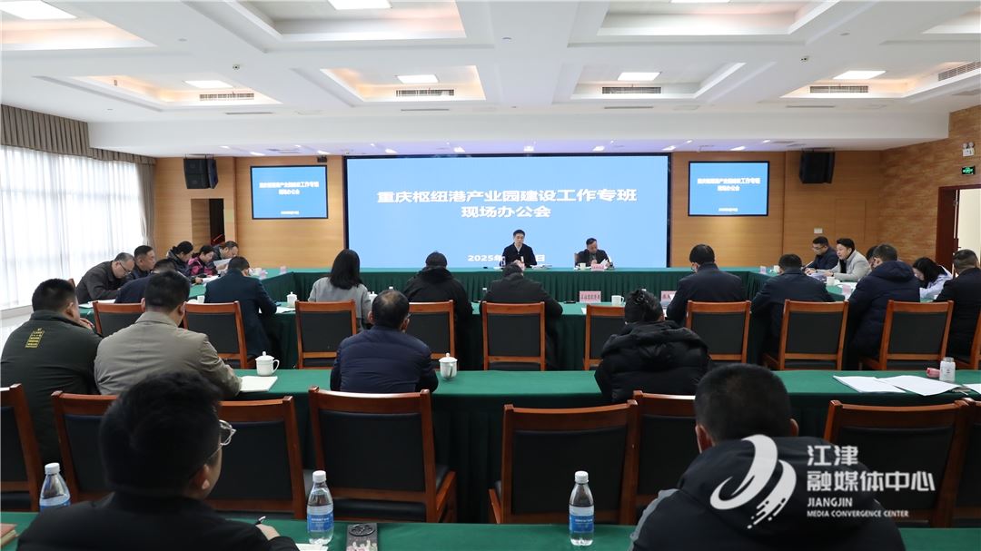 重庆枢纽港产业园建设工作专班现场办公会召开