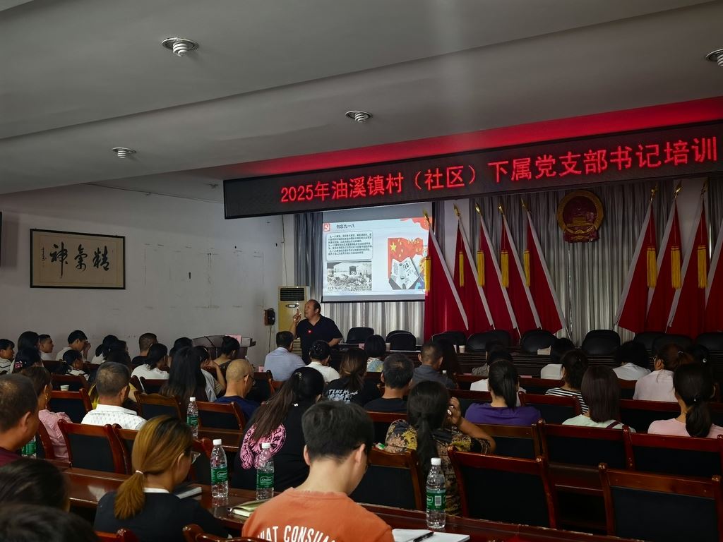 油溪镇开展村（社区）下属党支部书记培训