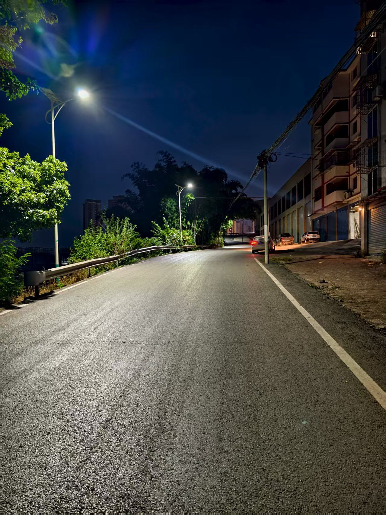 小路灯映照大民生，珞璜镇合解村太阳能路灯改造工程顺利完工