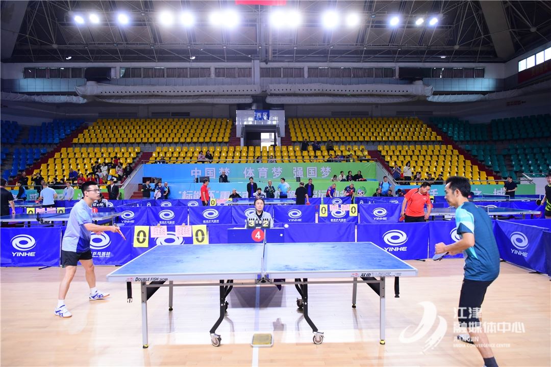 “标能杯”江津区五运会乒乓球成年组开赛 285名运动员角逐七大项目