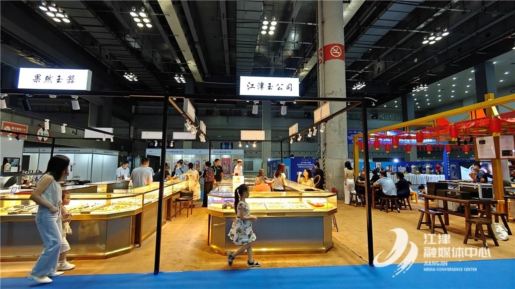 围观!江津玉展团惊艳文博会