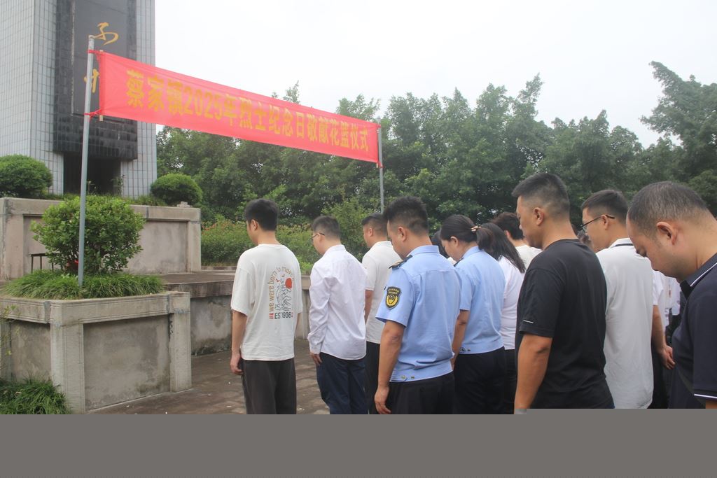 蔡家镇举行烈士纪念日活动‌