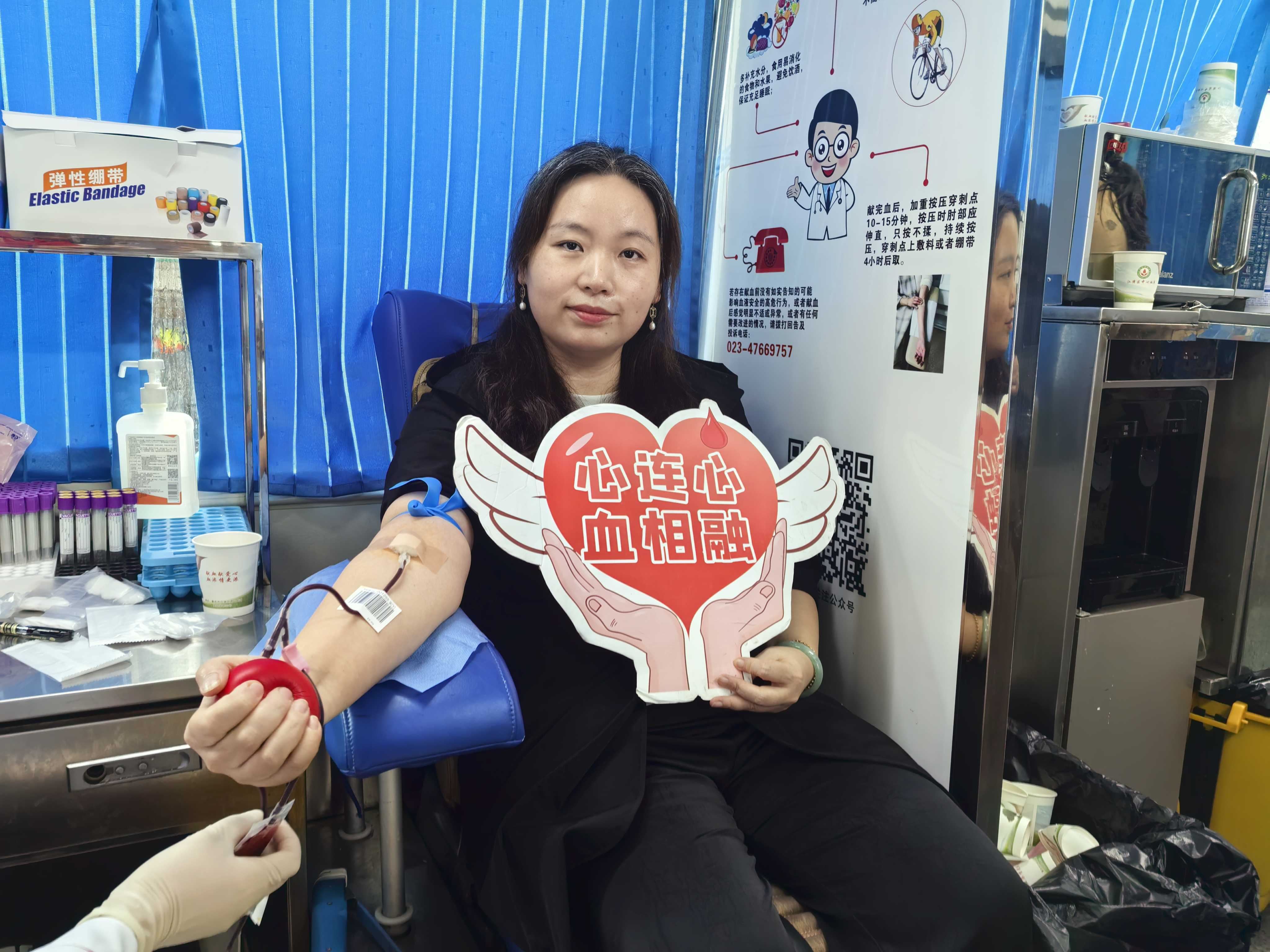 油溪镇热血接力,为生命点亮希望之光