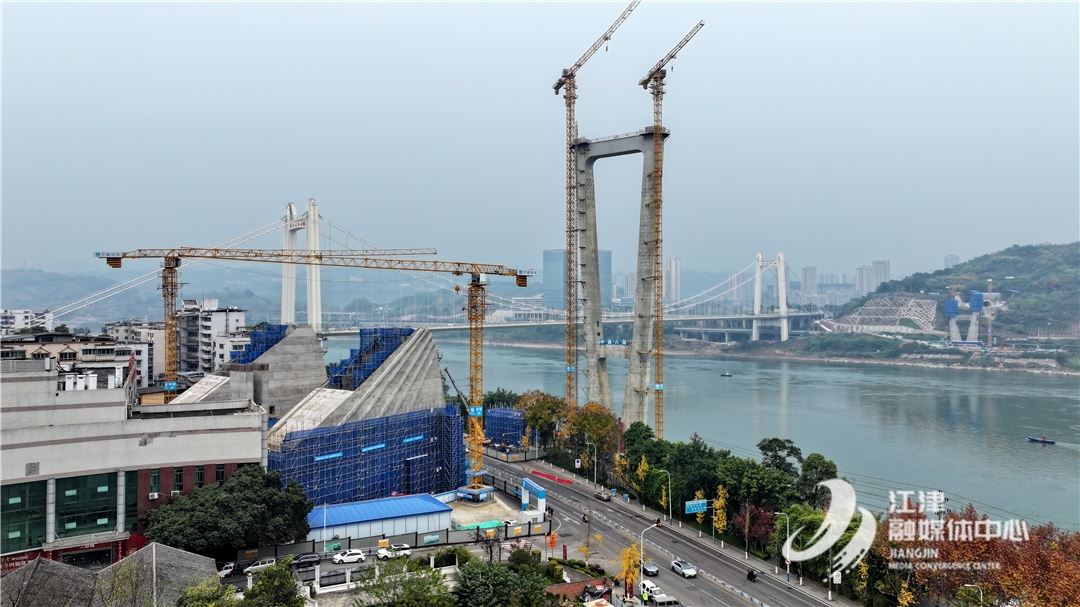 江跳线过江段建设“多点开花”