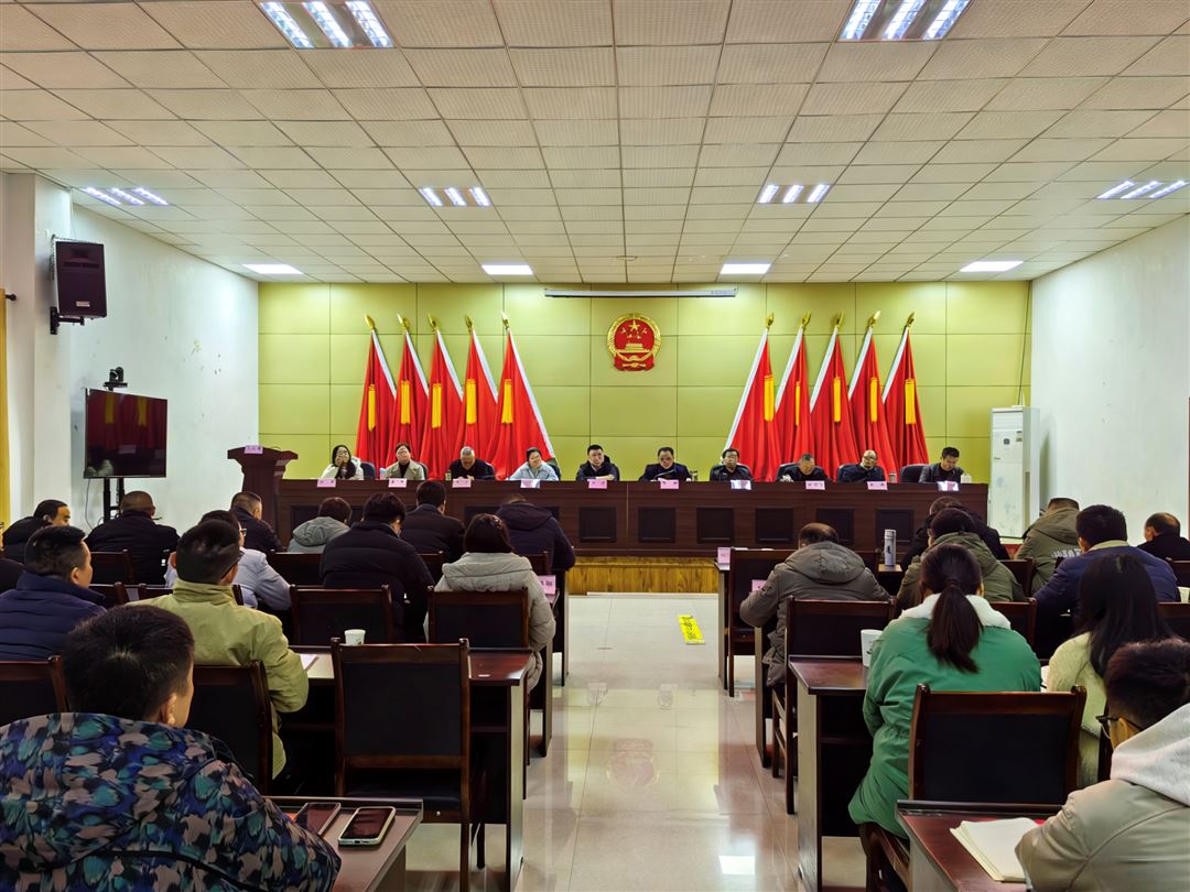 蔡家镇部署岁末年初重点工作