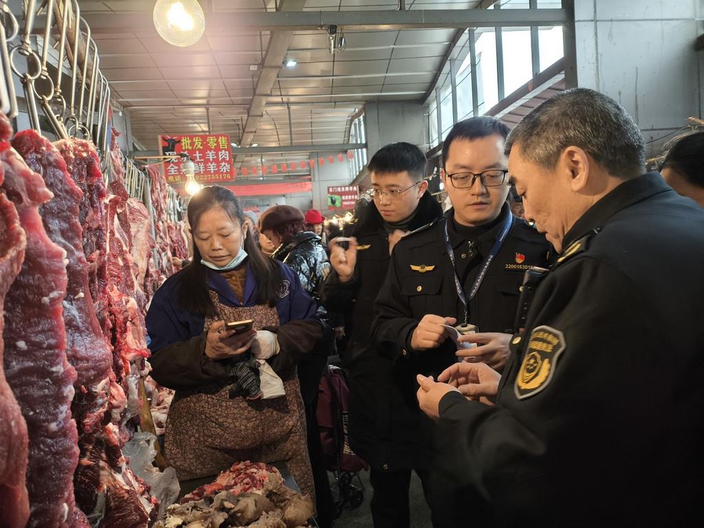 几江街道市场监管所开展肉制品专项整治 