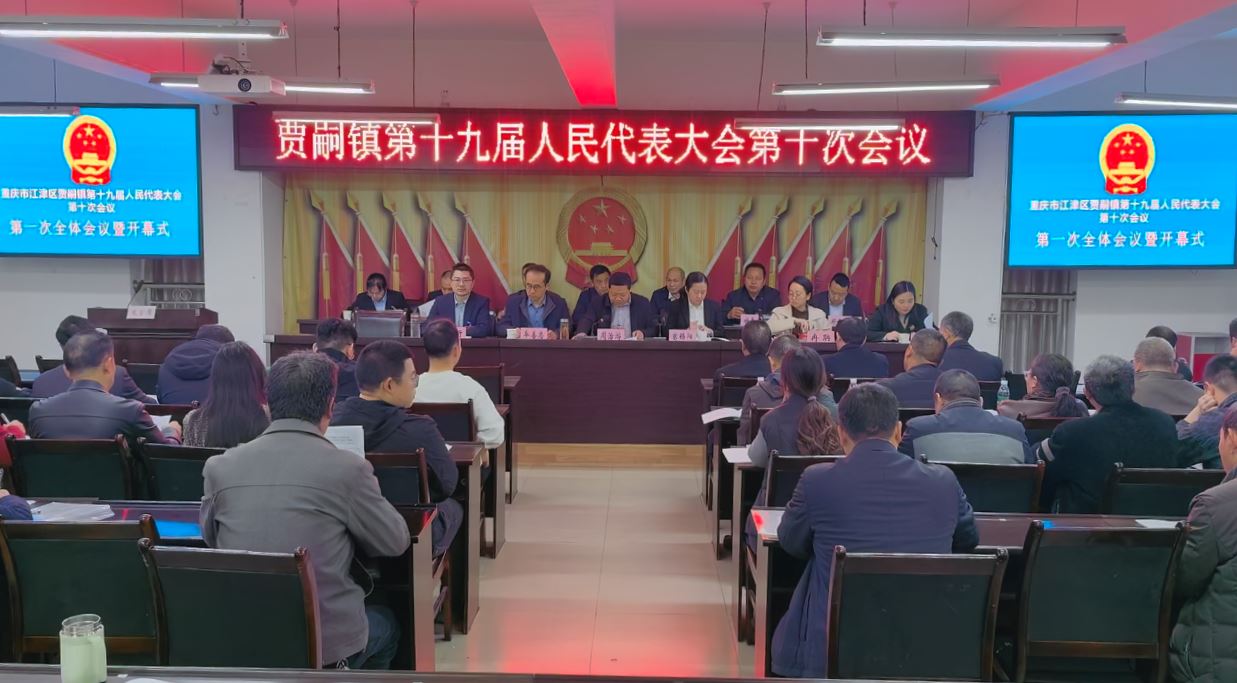 贾嗣镇第十九届人民代表大会第十次会议召开