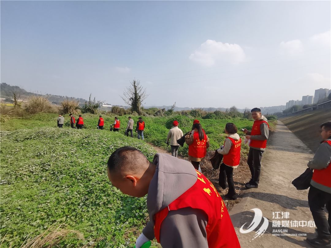 豪洋水务江津分公司开展学雷锋志愿服务活动