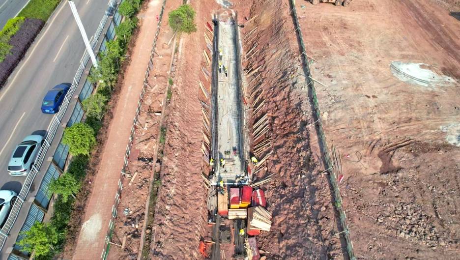 重庆枢纽港产业园先进机电装备和物流产业园项目（一期）迎新进展